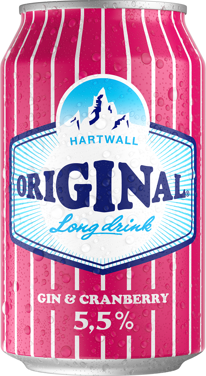 HARTWALL GIN & CRANBRRY 330X24